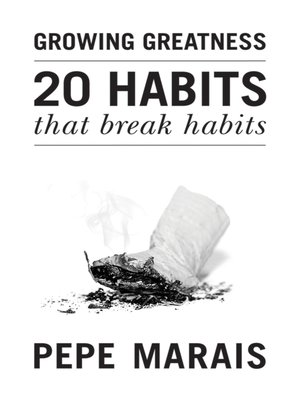 cover image of 20 Habits That Break Habits